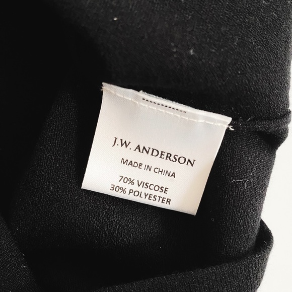 J.W. Anderson Black Banded Sleeveless Knit Tank M - Picture 9 of 10